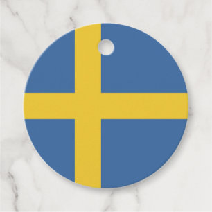 Etiquetas Para Recuerdos Bandera de Suecia
