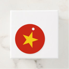 Etiquetas Para Recuerdos Bandera de Vietnam