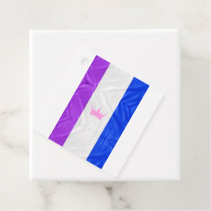 Etiquetas Para Recuerdos bandera del orgullo de la cultura drag de Slippery