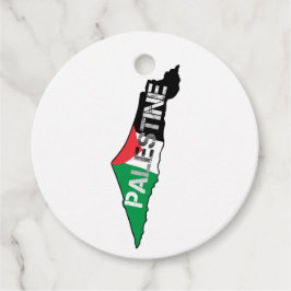 Etiquetas Para Recuerdos Bandera Palestina Libre en el mapa de Palestina