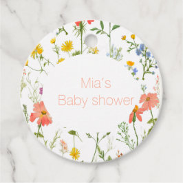 Etiquetas Para Recuerdos baño de flores silvestres