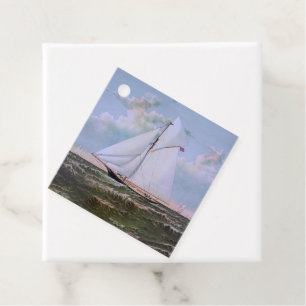 Etiquetas Para Recuerdos Barco de vela antiguo