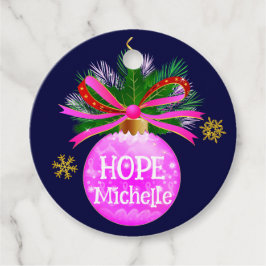 Etiquetas Para Recuerdos Baudible de cinta rosada