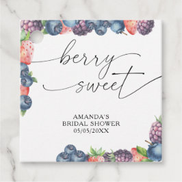 Etiquetas Para Recuerdos Bayas de acuarela - texto de baya dulce