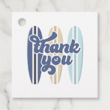 Bebé a bordo Surfboard Baby Shower Agradecimiento