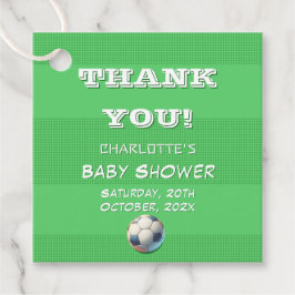 Etiquetas Para Recuerdos Bebé de fútbol deportivo