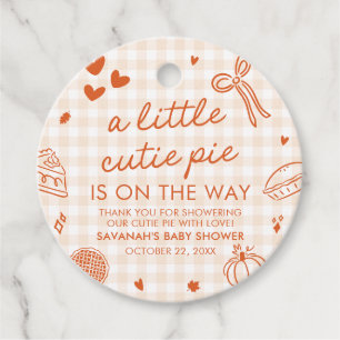 Etiquetas Para Recuerdos Bebé Dulzura Otoño Dibujado a Mano Baby Shower