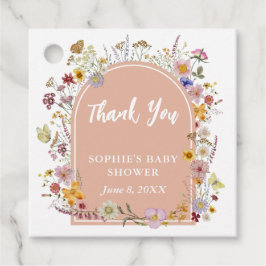 Etiquetas Para Recuerdos Bebé en flor Flor silvestre Rosa