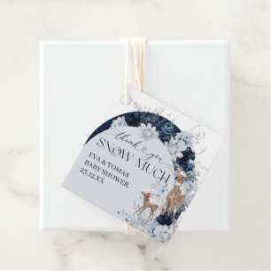 Etiquetas Para Recuerdos Bebé frío afuera del Baby Shower de venados floral