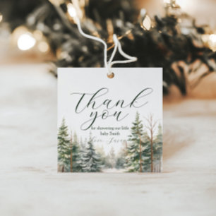 Etiquetas Para Recuerdos Bebé, frío fuera del Baby Shower invernal