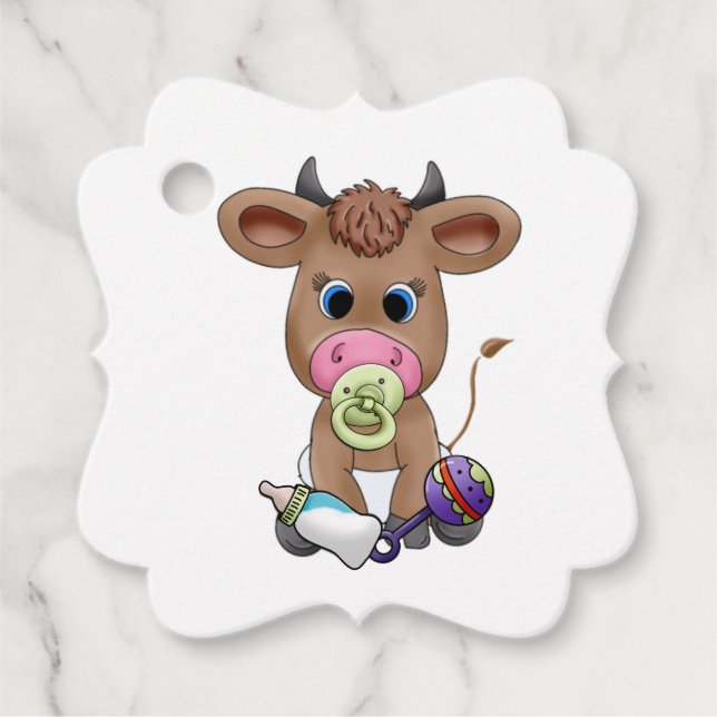 Etiquetas Para Recuerdos bebé moho (Anverso)