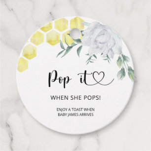 Etiquetas Para Recuerdos Bee Pop it When ella pops