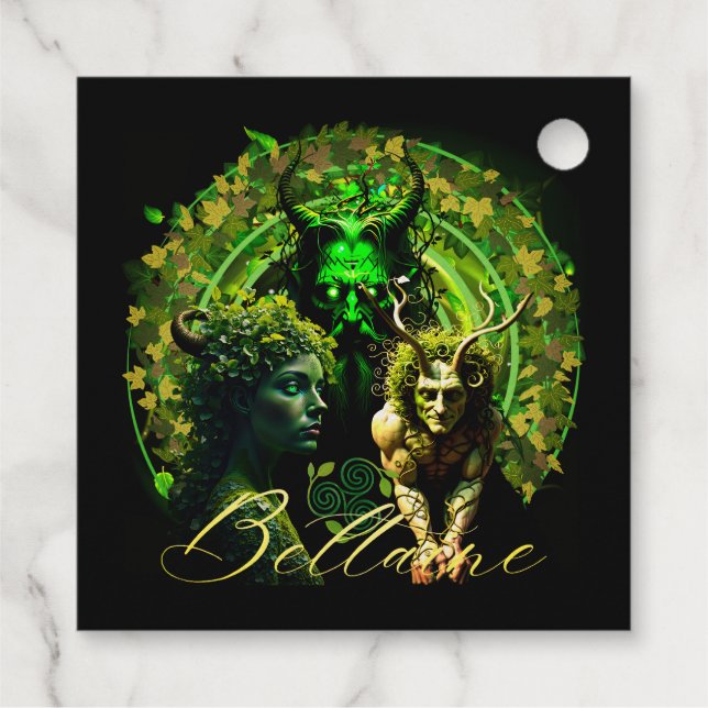 Etiquetas Para Recuerdos Beltaine (Reverso)