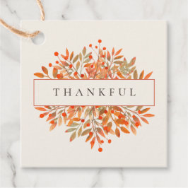 Etiquetas Para Recuerdos Berries y hojas Personalizable marfil botánico