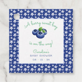Etiquetas Para Recuerdos Berry Sweet Baby Boy Shower Blueberry