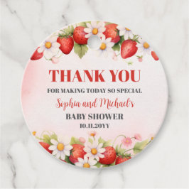 Etiquetas Para Recuerdos Berry Sweet Baby Shower 