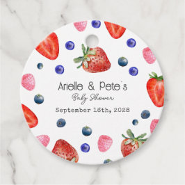 Etiquetas Para Recuerdos Berry Sweet Baby Shower