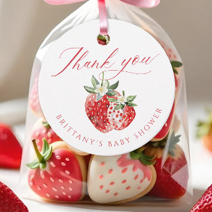 Etiquetas Para Recuerdos Berry Sweet Baby Shower