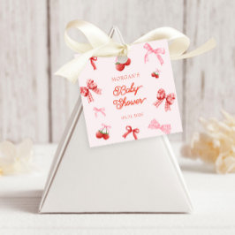 Etiquetas Para Recuerdos Berry Sweet Pink Coquette Baby Shower