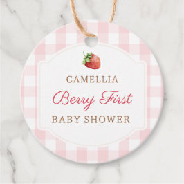 Etiquetas Para Recuerdos Berry Sweet Strawberry Jam Baby Shower