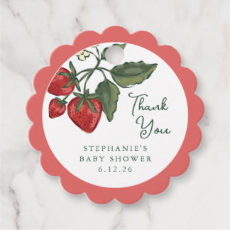 Etiquetas Para Recuerdos Berry Theme Baby Shower Thank You Gift Tag