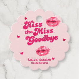 Etiquetas Para Recuerdos Besa el adiós viaje de los chicas de soltera