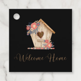 Etiquetas Para Recuerdos Bienvenida al reactor de casa personalizado en col