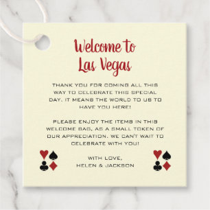 Etiquetas Para Recuerdos Bienvenidos a Las Vegas, Boda de la Cesta de Bienv