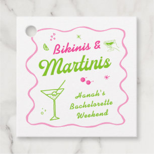 Etiquetas Para Recuerdos Bikinis y la fiesta de soltera de Martin