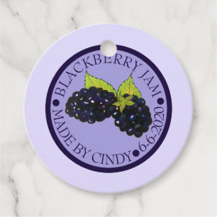 Etiquetas Para Recuerdos Blackberry Jam Jelly casera conserva las reservas