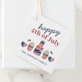 Etiquetas Para Recuerdos Blanco Rojo Cuto Y Azul 4 De Julio Fiesta