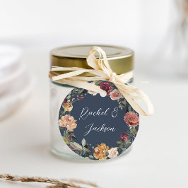 Etiquetas Para Recuerdos Bloom ruso | Boda Wreath de color de agua