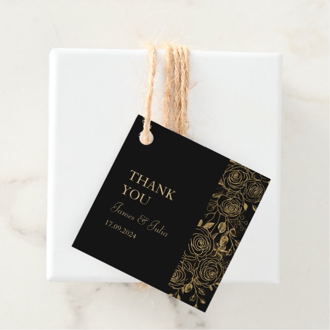 Etiquetas Para Recuerdos Blooms GILDED (In situ)