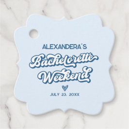 Etiquetas Para Recuerdos Blue Beach Bachelorette Party Favor