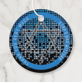 Etiquetas Para Recuerdos Blue Black Video Game Gamer Bar Mitzvah