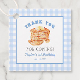 Etiquetas Para Recuerdos Blue Boy Pancake Breakfast Birday Gracias