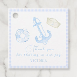 Etiquetas Para Recuerdos Blue Plaid Nauid Baby Boy Baby Shower