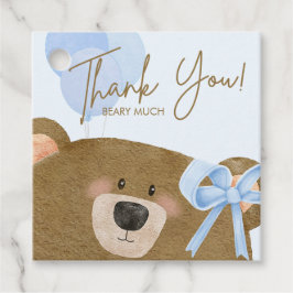 Etiquetas Para Recuerdos Blue Teddy Podemos Bailar Esperando A Un Niño Baby