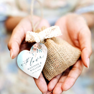 Etiquetas Para Recuerdos Boda acuático de playa