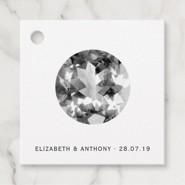 Etiquetas Para Recuerdos Boda Blanca (Anverso)