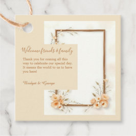 Etiquetas Para Recuerdos Boda Botánico Neutral Suave