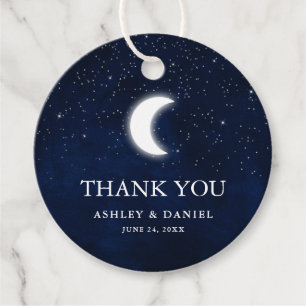 Etiquetas Para Recuerdos Boda celeste acuarela azul cielo azul estrellas de