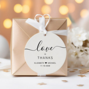 Etiquetas Para Recuerdos Boda Crema Chic Amor Y Gracias