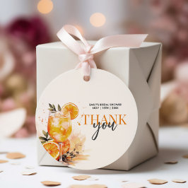 Etiquetas Para Recuerdos Boda de agua con acuarela de cóctel