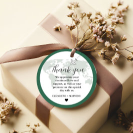 Etiquetas Para Recuerdos Boda de bienvenida del tema de viajes de destino B