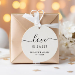 Etiquetas Para Recuerdos Boda de crema dulce amor