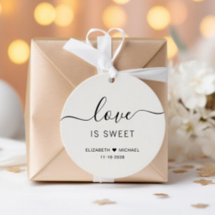 Etiquetas Para Recuerdos Boda de crema dulce amor