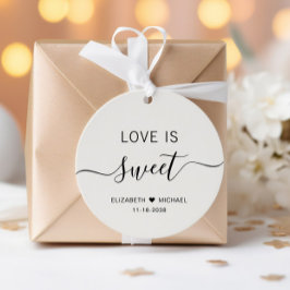 Etiquetas Para Recuerdos Boda de crema dulce amor
