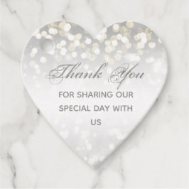 Etiquetas Para Recuerdos Boda de espuma de oro y plata de invierno