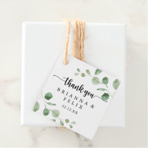 Etiquetas Para Recuerdos Boda de Eucalyptus Green Delight